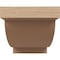 Ekena Millwork 11"W x 22"D x 11"H Wide Alpine Rough Cedar Woodgrain TimberThane Corbel, Primed Tan CORUR11X22X11ALPRCPR - alternate 3